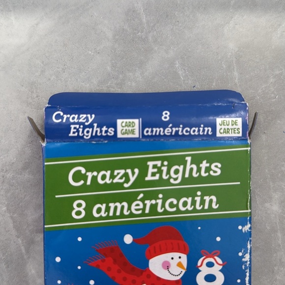 Kid's Winter Christmas Crazy Eights Card Game - Picture 7 of 11